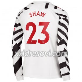 Manchester United Luke Shaw 23 Treći Nogometni Dres 2020-2021 Dugim Rukavima
